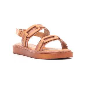Sandalias Tacón Marrón Casual Softy CL3976 - Product Image 3