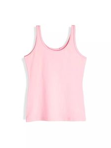 Women's Pink Cotton Spandex Tank <b>Top</b> Slim Fit Sleeveless Basic Layering <b>Top</b> Wholesale Custom Logo Plain Blank <b>Tops</b> For Women - Product Image 5