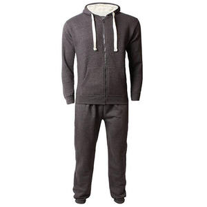 custom logo slim fit zip up tracksuit men blank fleece hoodie and <b>sweatpants</b> <b>set</b> wholesale multi color mens athletic jogging - Product Image 2