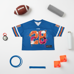 Camiseta de béisbol personalizada de estilo urbano para hombre, de <span class=keywords><strong>manga</strong></span> <span class=keywords><strong>corta</strong></span>, holgada, de malla, deportiva, bordada con logotipo. - Product Image 2