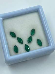 Pendentif en émeraude verte naturelle de qualité supérieure, provenant du Zambie, taille marquise, 2,47 carats, 3,50x7 mm, bijoux fins en vrac - Product Image 2