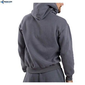 Chándal con Capucha de Felpa, Estilo Urbano, 100% Algodón, Transpirable, Resistente al Viento, Ecológico, con Cordón Ajustable para Primavera - Product Image 2