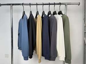 Unisex Classic Crewneck Sweatshirt Autumn Polyester/Cotton Blend Casual Regular Fit Solid <b>Pullover</b> <b>for</b> <b>Men</b> Women Quick Dry - Product Image 3