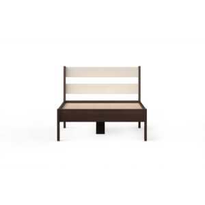 เตียงเดี่ยวพรีเมียร์เรนจ์โรเวอร์ รุ่นวอลนัท&ฟรอสตี้/เวงเก้&ฟรอสตี้ ทำจากไม้เนื้อแข็ง ดีไซน์แบบมินิมอล ประกอบเองได้ - Product Image 2