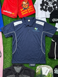 เสื้อโปโลผู้ชายสีน้ำเงินกรมท่า OEM 2026 รุ่นใหม่ล่าสุด ขายส่ง แห้งเร็ว เหมาะสำหรับชุดยูนิฟอร์มและชุดทีม ผลิตโดย TRIOTAKE INDUSTRY - Product Image 5
