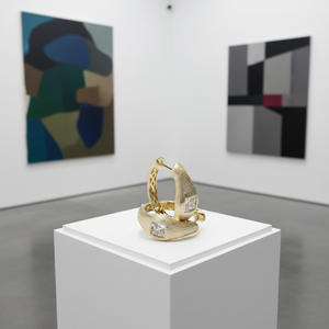 Pendientes de Aro de Plata de Ley de Hong Kong, Chapados en Rodio/Plata, con Circonita, Geométricos, Modernos, para Mujer, Joyería al por Mayor de Alta Calidad - Product Image 6