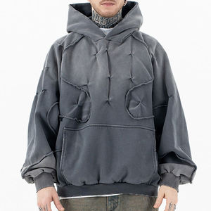 Conjuntos Deportivos Personalizados para Mujer, Tejido Grueso de 500 GSM y 350 GSM, Felpa de Poliéster/Algodón, Sudadera con Capucha Extra Grande Bordada y Pantalones Cortos - Product Image 3