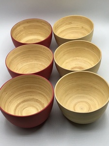 Venta caliente Bonito diseño ecológico tazón de comida de bambú hilado estilo americano tazón para servir al por mayor de Vietnam - Product Image 4