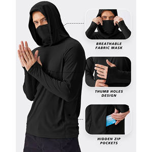 Sudaderas de Pesca Duraderas y Fáciles de Lavar para Hombre, Transpirables, Cómodas, Antiarrugas, Ropa Casual para Senderismo y Pesca - Product Image 4