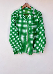 ชุดนอนผู้หญิงลายเสือพิมพ์ลาย Naaz Textile ชุดนอนลำลองฤดูร้อน ผ้าฝ้ายเนื้อนุ่ม ระบายอากาศได้ดี ความยาวระดับเข่า - Product Image 3