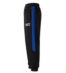 Zeta Phi Beta Sorority Embroidery <b>Men</b> 100% Cotton Fleece Hooded Winter Tracksuit ZPB Sorority Embroidered Custom Made Greek - Product Image 5