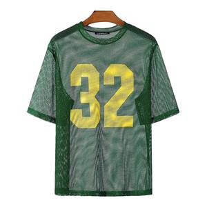 Camiseta de malla extragrande de estilo moderno para hombre, de alta calidad, diseño premium y precio bajo. - Product Image 3