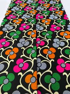 Premium African Wax Print Ankara Cotton Fabric for Dressmaking and Sewing with Traditional <b>Moroccan</b> Inspired Wax Style Patterns - Product Image 5