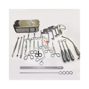 ชุดเครื่องมือผ่าตัดต่อมทอนซิลและอะดีนอยด์แบบแมนนวล 25 ชิ้น ผลิตจากเหล็กกล้าไร้สนิมเยอรมัน ได้รับการรับรองมาตรฐาน CE ความปลอดภัย MOL ราคาดีที่สุด ทนทาน - Product Image 4