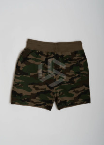 Ensemble sweat à capuche court et short en molleton épais pour homme, style streetwear, avec broderie patchwork et délavage acide, personnalisable, fermeture éclair - Product Image 3