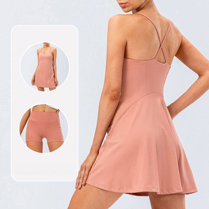 Tenues de tennis personnalisées pour femmes grandes tailles, en jersey uni, avec patchs en strass, extensibles dans quatre directions, taille élastique - Product Image 4