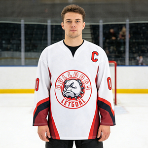 Jersey de Hockey Transpirable de Alta Calidad, Diseño Personalizado, Uniformes Profesionales de Hockey sobre Hielo, Poliéster/Algodón, Secado Rápido, Unisex, Adulto - Product Image 3