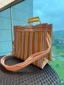 Sac de Douche Portable en Maille Robuste à Séchage Rapide pour Rangement de Jouets de Plage, Organisateur de Salle de Bain en Teck Tendance - Product Image 3