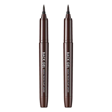 Tony Moly High-Tech Flat Liner Back <b>Gel</b> 02 <b>Gel</b> Brown 1.2g Chemical Ingredient 2pcs Eyebrow <b>Pen</b> - Product Image 1