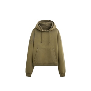 Sudadera con Capucha Estilo Vintage Lavado Ácido, 500 GSM, Algodón Grueso, Estilo Urbano, Fabricante OEM de Marca Privada Personalizada - Product Image 4