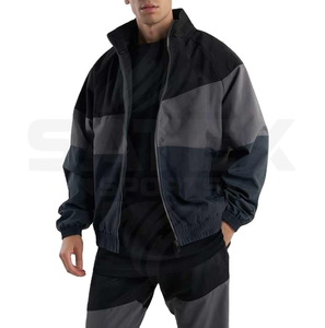 Conjunto Deportivo Cortavientos Personalizado OEM, 100% Nailon, Unisex, 2 Piezas, Chaqueta con Cremallera y Pantalones, Corte Regular - Product Image 1