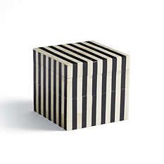 Handmade Ivory Bone Inlay Jewelry <b>Storage</b> <b>Box</b> with Geometric Pattern Custom Size Decorative Organizer Wholesale Supply Worldwide - Product Image 5