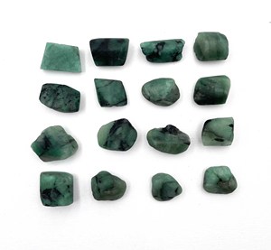 Lote de Esmeraldas Naturales en Bruto, Piedras Preciosas Sueltas de 11-18 mm, Certificadas por IGI, Pleocroicas, para Joyería - Product Image 5