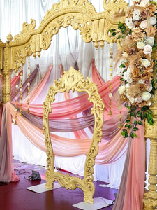 Mandap de Madera Tradicional para Bodas Gujarati, Mandap Indio para Bodas en el Reino Unido en Venta, Proveedor de Mandaps de Lujo, Mandap para Bodas al por Mayor en EE. UU. - Product Image 3