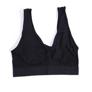 Soutien-gorge de sport sans couture personnalisé pour femme, haute qualité, respirant, confortable, séchage rapide, en nylon et élasthanne, vente en gros, vêtements de fitness à prix abordable - Product Image 2