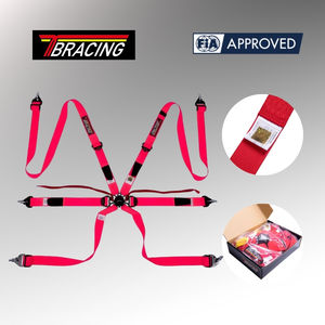 เข็มขัดนิรภัย TBRACING ULTRA-D ขนาด 2 นิ้ว มาตรฐาน FIA 6 จุด สำหรับรถยนต์ Audi A8 Quattro รุ่นปี 2017 พร้อมตัวเลือกโลโก้ที่ไหล่ - Product Image 4