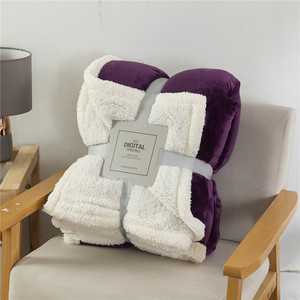 Plaid en polaire sherpa super doux double couche - Product Image 6