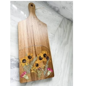 Planche à découper en bambou et résine pour ustensiles de cuisine, planche à découper en bois de manguier massif, planche à découper pour pizza à prix raisonnable - Product Image 5