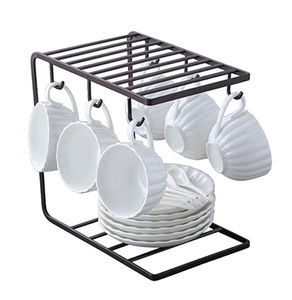 Best Price Handmade Durable Vintage Iron Customized Plate Holder Display Stand <b>Storage</b> <b>Kitchen</b> Utensils Rack - Product Image 2