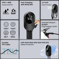 Cargador Charger-in A08 7kW 11kW 22kW Tipo 2 para vehículos eléctricos, para uso en apartamentos y comercial, con acceso QR, sin cable, Wallbox AC, CE