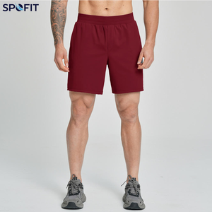 New 2026 Wholesale <b>Men's</b> Quick Dry Sports <b>Shorts</b> Breathable Stretch Running Training Athletic Drawstring Mid Waist - Product Image 3