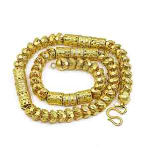 Collares de Cadena Holo de Latón con Microchapado en Oro, Modernos y a la Moda para Mujer, Venta al Por Mayor - Product Image 3