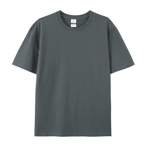 Camiseta de Manga Corta Casual para Hombre, 220 g/m², Color Sólido, Corte Regular, Cuello Redondo, 100% Algodón Jersey, Transpirable, Tejido de Punto, Serigrafía - Product Image 6