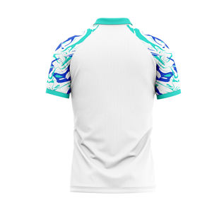 Ensembles de polos unisexes imprimés sans coutures, respirants, anti-transpiration, extensibles dans quatre directions, séchage rapide, en Spandex/Polyester, vêtements de sport OEM - Product Image 4