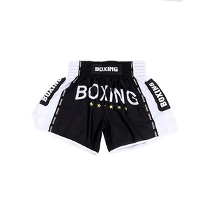 กางเกงมวย MMA สำหรับผู้ชาย ขายส่ง ผลิตจากโพลีเอสเตอร์ 100% แห้งเร็ว ระบายอากาศได้ดี ยืดหยุ่นสูง ปรับแต่งได้ คุณภาพสูง บริการ OEM ชุดออกกำลังกาย - Product Image 6