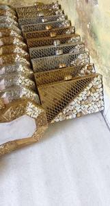 Exclusive Handmade Stylish Designer <b>Bridal</b> Brass MOP Clutches | Craftstages International Magnetic Closure Synthetic Evening - Product Image 4