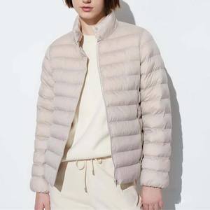 Parka d'hiver ultra-légère, respirante et imperméable pour femme, avec fermeture éclair, style décontracté, pliable, matelassée, avec broderie - Product Image 1