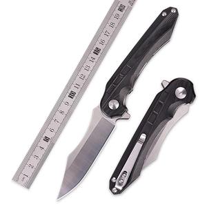 Cuchillo Táctico Personalizado al por Mayor, Cuchillo de Defensa Personal para Camping y Uso Diario, con Mango Antideslizante de G10 Negro - Product Image 2