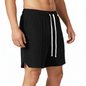 Pantalones Cortos Casuales para Hombre, de Tela Transpirable, Color Sólido, Estilo Urbano, 220g, Nuevo Producto al por Mayor, Servicio OEM/ODM - Product Image 4