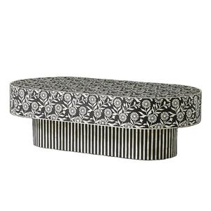 โต๊ะกาแฟดีไซน์ดอกทานตะวันพร้อมสลักกระดูกสำหรับเลี้ยงกาแฟมื้อค่ำทำจากไม้สำหรับห้องนั่งเล่นใช้รับประทานอาหาร - Product Image 1