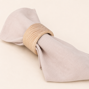 Anneaux de serviette ronds en bois écologiques faits à la main en hêtre naturel pour hôtels et restaurants modernes (vente en gros) - Product Image 4