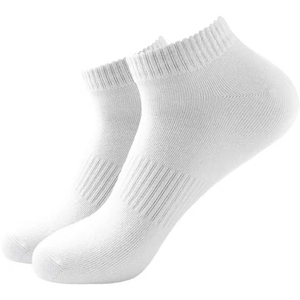 Men Ankle <b>Socks</b> 100% Cotton Breathable Knitted Solid Regular Fit Winter Daily Wear Quick Dry Thin - Product Image 3
