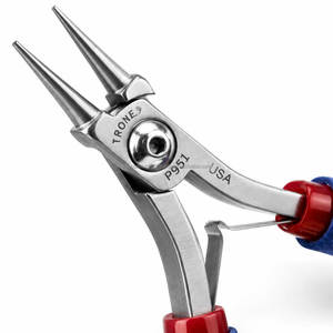 Pince à bec rond OEM à mâchoires courtes, outil professionnel pour la fabrication de bijoux, en acier inoxydable, pour le gainage de fils, vente en gros en vrac pour la fabrication - Product Image 4
