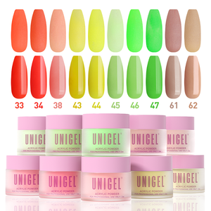 <span class=keywords><strong>UNIGEL</strong></span> - Juego de Polvo Acrílico para Uñas 3 en 1, 192 Colores, No Tóxico, Alta Pigmentación, para Salón, Personalización OEM/ODM - Product Image 2
