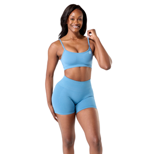 Soutien-gorge de sport sans couture push-up pour femme, à bretelles, haute élasticité, pour yoga, entraînement, fitness, athleisure, vêtements de sport OEM - Product Image 4