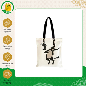 Bolsa de Compras de Algodón Teñido y Estampado Personalizado, Ecológica y de Buena Calidad, con Asa de Lona Suave y Resistente - Product Image 5